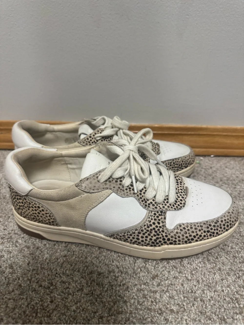 Madewell court sneakers in spotted calf hair - Picture 5 of 10